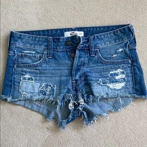 Fringe Hollister Jean Shorts